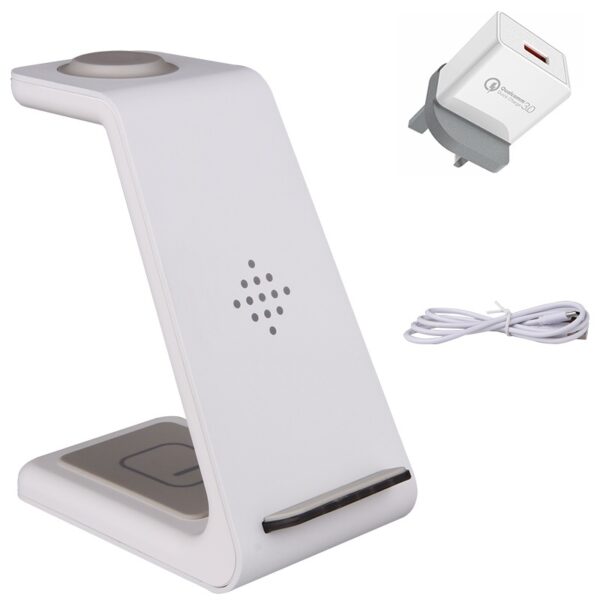 3 In 1 Fast Charging Station Wireless Charger Stand Wireless Quick Charge Dock For Phone Holder - Image 3